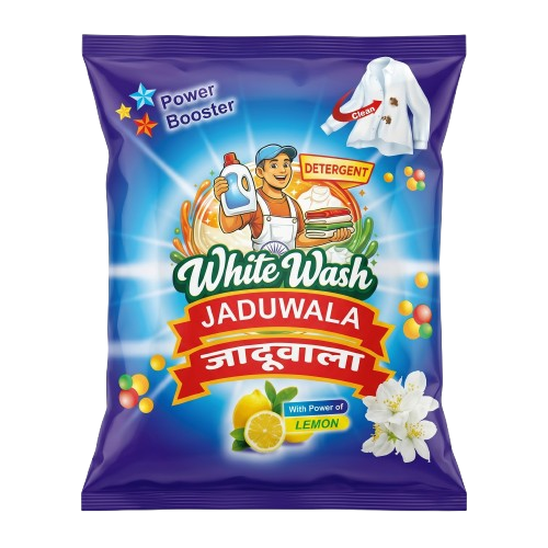 White Wash Jaduwala Detergent Powder pack